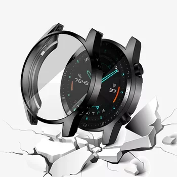2022 Uzupełnia miękka Uniwersalny pokrywa Ochronna dla ekranu, etui-bumper Etui do Huawei watch GT 2e GT 2 46 mm watchband GT3 46 mm/GT2e/G