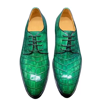 chue męskie moda buty męskie oficjalne buty męskie buty z krokodylej skóry skóra krokodyla skóra brzucha buty ślubne biurowe biznesowych