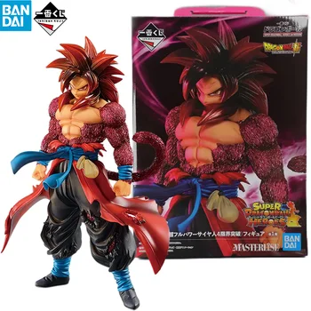 W przypadku BANDAI Ichiban Reward E Dragon Ball Heroes Son Goku Zenon Super Сайян 4 Podział Granicy Anime Figurka Model Zabawki